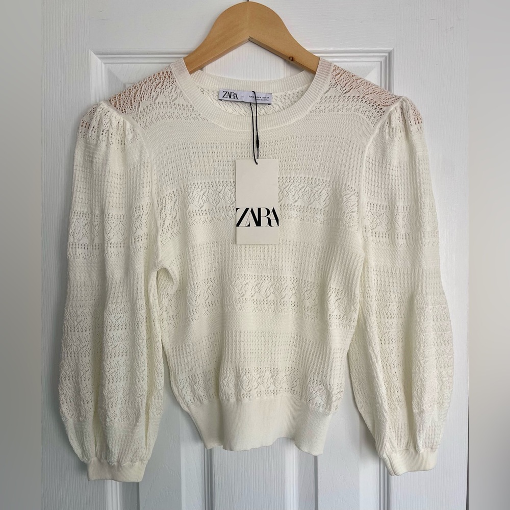 Ivory/Cream Zara Top NWT